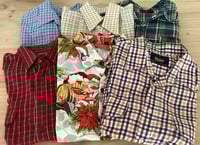 Image 2 of Memory Flowers custom created from a clients loved ones very precious shirts