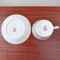 Image 4 of Gustavsberg Spisa Ribb Tea Cup with Saucer