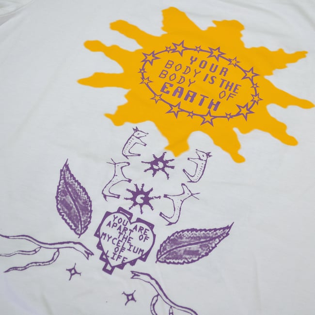 Your Body Is The Body of Earth - White T-shirt