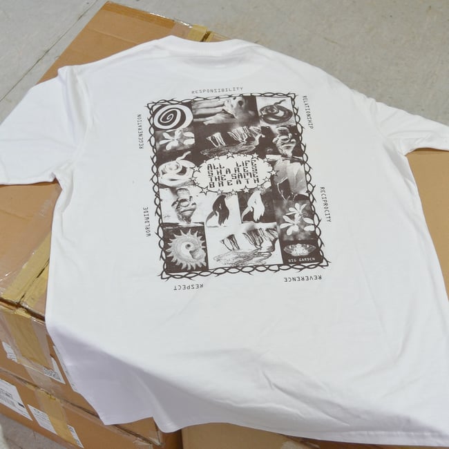 Your Body Is The Body of Earth - White T-shirt