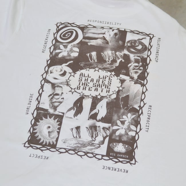 Your Body Is The Body of Earth - White T-shirt