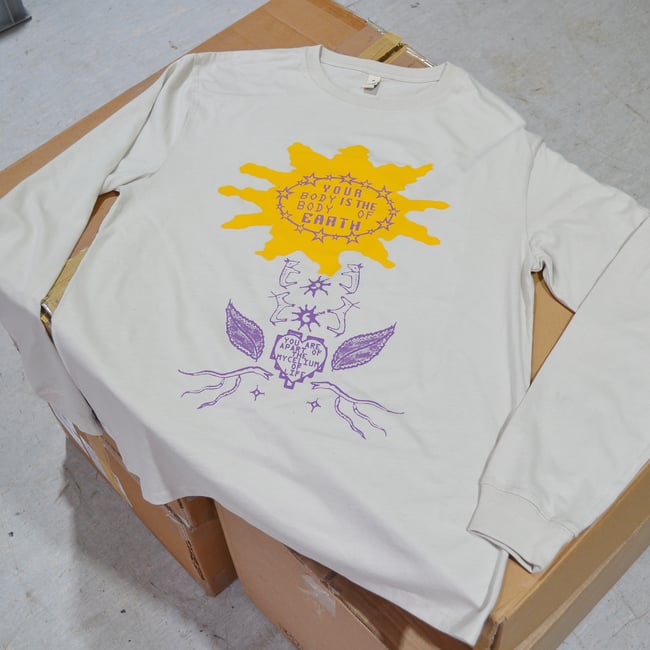 Your Body Is The Body of Earth - Sand L/S