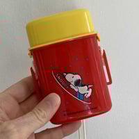 Image 3 of Boîte à crayons Snoopy rouge années 80
