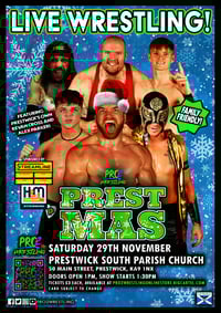 1 x Ticket for Prestmas Saturday 29th November South Parish Church Hall Prestwick
