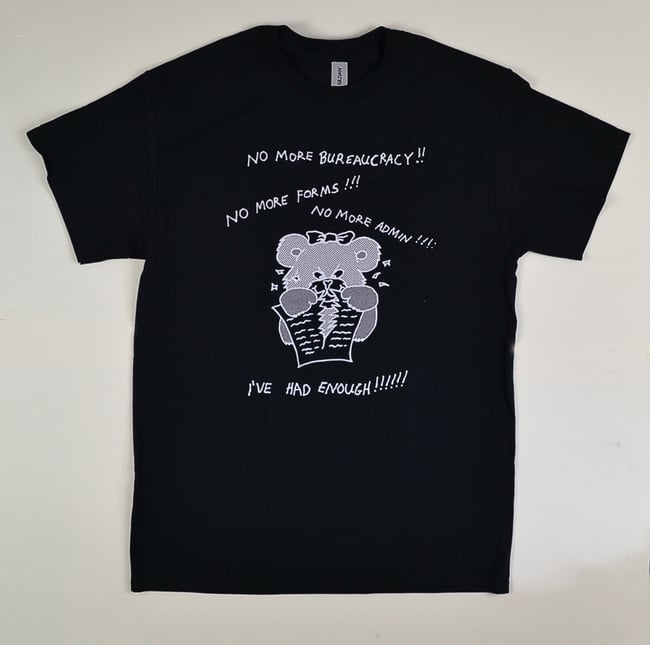 NO MORE FORMS - Black T-shirt 