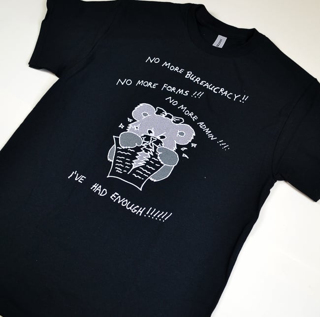 NO MORE FORMS - Black T-shirt 