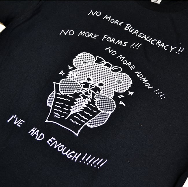 NO MORE FORMS - Black T-shirt 