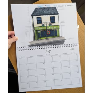Image of 12 Pubs of Malvern 2026 Wall Calendar