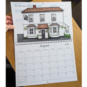 Image of 12 Pubs of Malvern 2026 Wall Calendar
