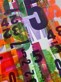 Image 2 of One-off typo letterpress poster #1-093