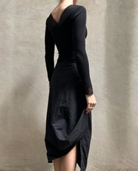 Image 7 of SILK BLEND DRAPED SKIRT