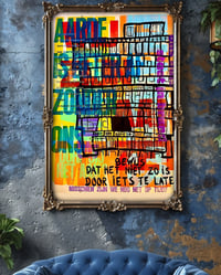 Image 4 of One-off typo letterpress poster #1-096