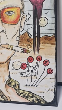 Image 2 of Hunter s thompson original painting 