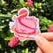 Image of Kirby Big Apple Glitter Sticker