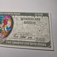 Image 3 of Wonderland $100 blotter note