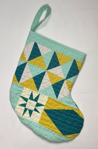 Image 3 of Handmade Quilted Mini Stocking #4