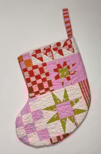 Image 3 of Handmade Quilted Mini Stocking #5 