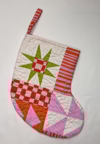 Image 4 of Handmade Quilted Mini Stocking #5 