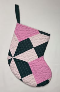 Image 4 of Handmade Quilted Mini Stocking #6 