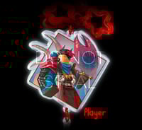 Image 3 of BLOCKTALES ROBLOX KEYCHAIN, Player | Griefer | Cruel King (connecting keychain, star clasped & bell)