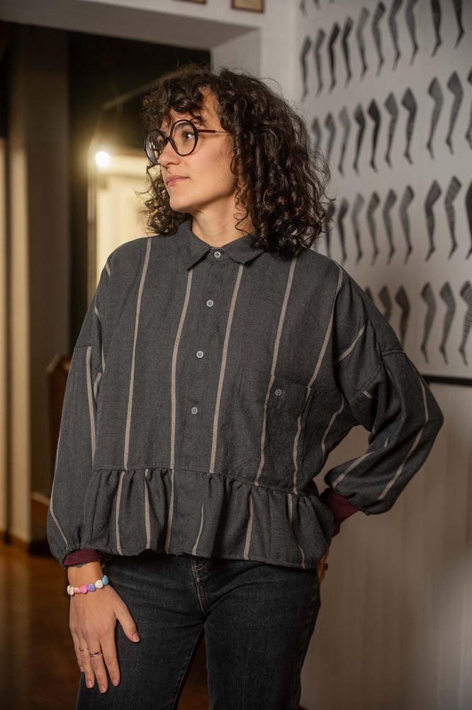 Image of Mari Flanella a righe