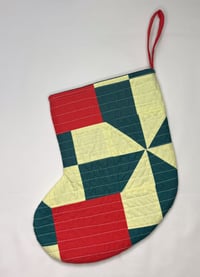Image 3 of Handmade Quilting Mini Stocking #7