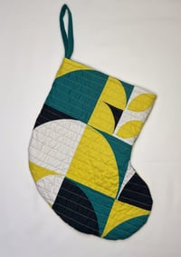 Image 3 of Handmade Quilted Mini Stocking #8 