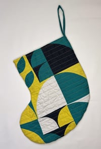 Image 4 of Handmade Quilted Mini Stocking #8 