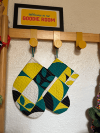 Image 5 of Handmade Quilted Mini Stocking #8 