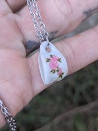Image 2 of "Steep in Faith" Pink Teacup Necklace