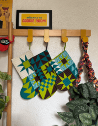 Image 5 of Handmade Quilted Mini Stocking #10