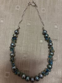 Image 2 of Pearl & Borosilicate Glass Necklace
