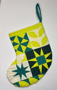 Image 4 of Handmade Quilted Mini Stocking #11