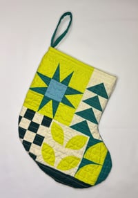 Image 3 of Handmade Quilted Mini Stocking #12