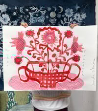 Image 1 of Large Painted drawings / 40 x 62 cm 