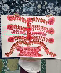 Image 3 of Large Painted drawings . / 40 x 62 cm 