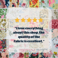 Image 2 of Floral Print 3" Fabric Squares - Slow Stitch Stash