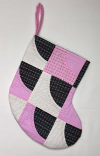 Image 3 of Handmade Quilted Mini Stocking #13