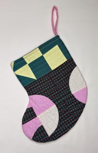 Image 4 of Handmade Quilted Mini Stocking #13