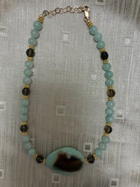 Image 2 of Jasper & Blue-Green Aventurine Necklace