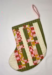 Image 4 of Handmade Quilted Mini Stocking #14