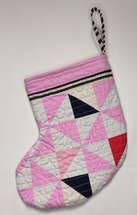 Image 3 of Handmade Quilting Mini Stocking #15 