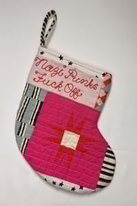 Image 2 of Handmade Quilting Mini Stocking #15 