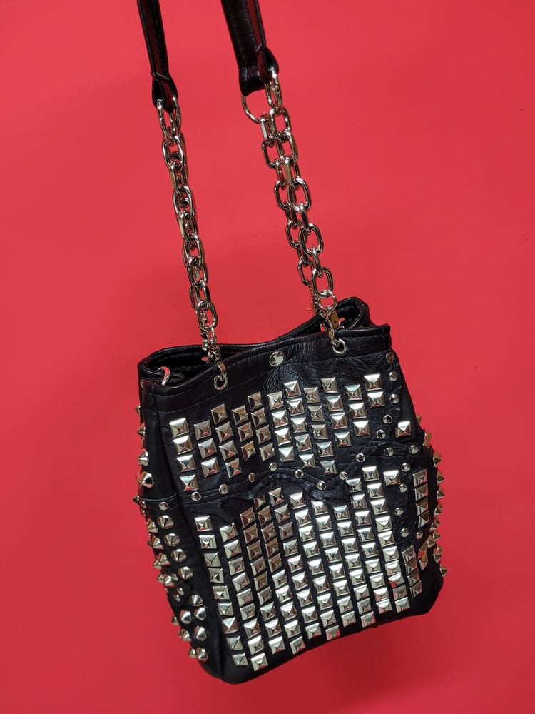 Image of BORN AGAIN HANDBAG SILVER HARDWARE