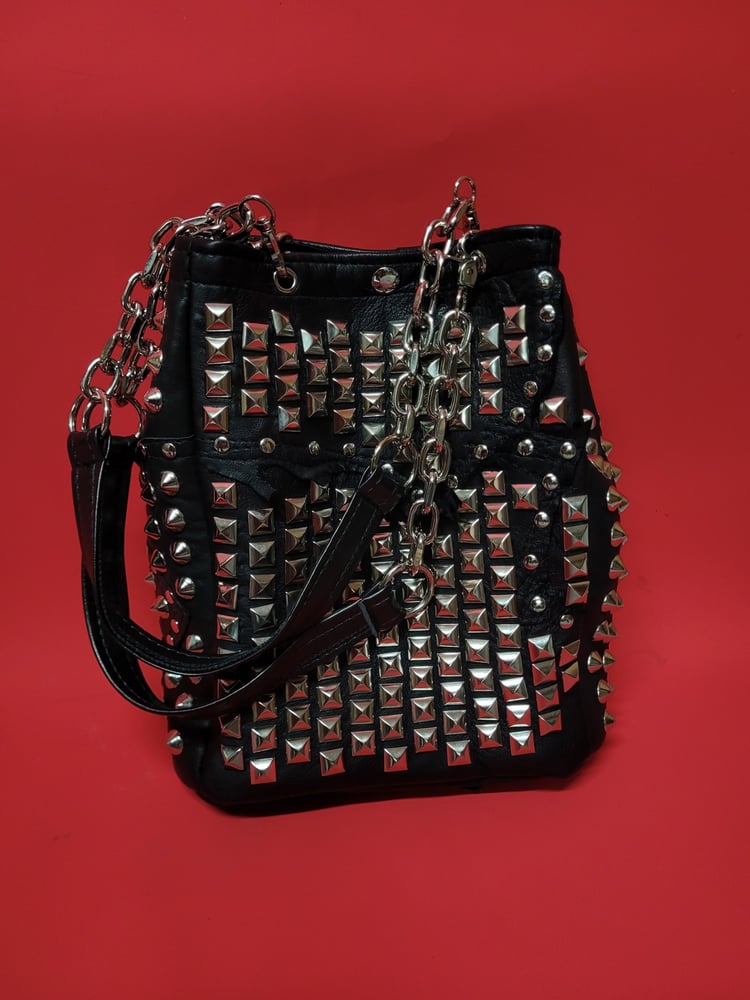 Image of BORN AGAIN HANDBAG SILVER HARDWARE