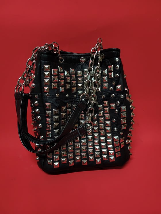 Image of BORN AGAIN HANDBAG SILVER HARDWARE