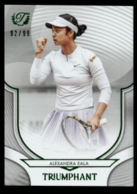 Image 1 of 2025 Topps Triumphant #62 Alexandra Eala 92/99