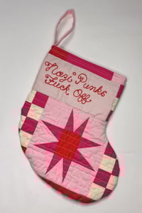 Image 3 of Handmade Quilted Mini Stocking #16 