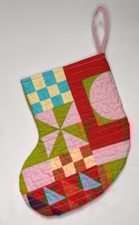 Image 4 of Handmade Quilted Mini Stocking #16 