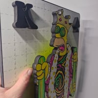 Image 2 of King Homer original wood cutout 